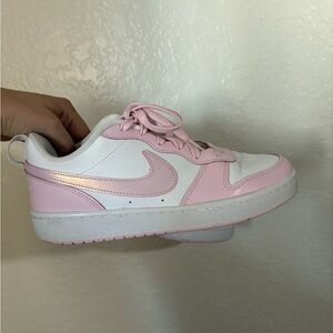 Nike Air Force Sneakers Low Court Pink Holographic Shiny